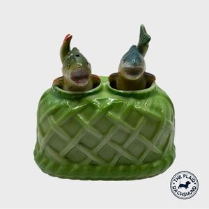 Vintage Nodder Fish Salt and Pepper Shakers